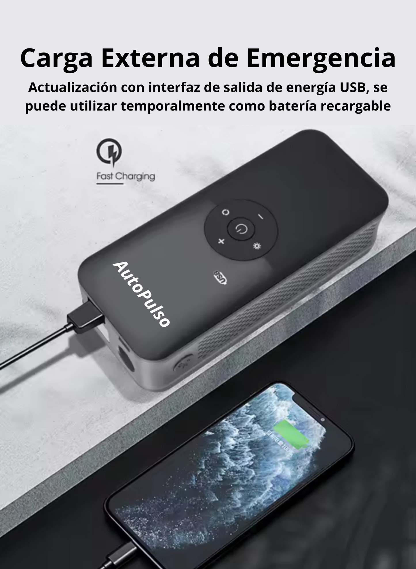 Inflador portátil para Autos, Motos y Bicicletas - Compacto, Rápido y sin Esfuerzos